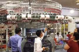 Exposition internationale sur le textile à Ho Chi Minh-Ville