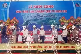 Construction du quai N°4 du port de Vung Ang 