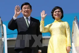 Truong Tan Sang part pour le 23e Sommet de l’APEC aux Philippines