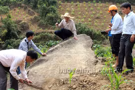 Des oeuvres d'art rupestre découvertes à Yen Bai