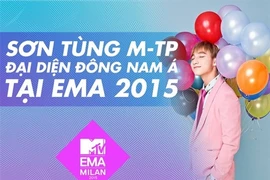 Son Tùng M-TP représentera l’Asie du Sud-Est aux EMA 2015