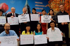 La course "Pour les rêves des enfants de Hanoi"