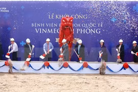 Vingroup: mise en chantier de la polyclinique internationale Vinmec Hai Phong