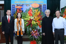 Rencontre des catholiques à l'occasion du Noël