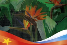 Des peintures vietnamiennes sur soie présentées en Russie