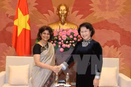 La présidente de l’Assemblée nationale reçoit la coordinatrice résidente de l’ONU