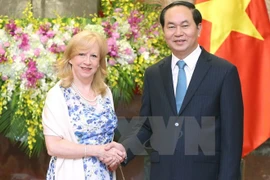 Tran Dai Quang reçoit la vice-présidente de la Chambre des communes du Royaume-Uni