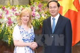 Tran Dai Quang reçoit la vice-présidente de la Chambre des communes du Royaume-Uni