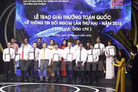 Remise du 2e Prix national de l’information pour l'étranger