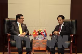 Pham Binh Minh rencontre les ministres des Affaires étrangères du Laos et du Brunei