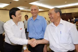 Le chef de l'État rencontre l’électorat de Hô Chi Minh-Ville