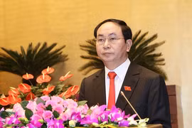 Le chef de l’Etat Tran Dai Quang se rend à Ninh Binh