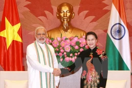 La présidente de l’AN vietnamienne reçoit le Premier ministre indien Narendra Modi