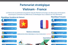 Partenariat stratégique Vietnam-France en infographie
