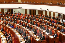 Première journée de travail du 3e Plénum du CC du Parti