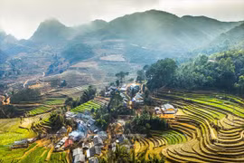 Sur les hautes terres rocheuses de Hà Giang