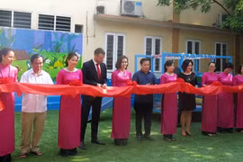Inauguration d’un espace de recréation destiné aux enfants malvoyants