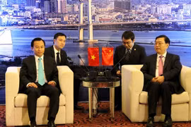 Le président du Comité permanent de l'APN Zhang Dejiang à Da Nang
