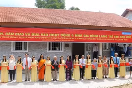 Mise en service de quatre maisons du cœur dans le Village d'enfants SOS de Huê