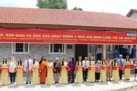 Mise en service de quatre maisons du cœur dans le Village d'enfants SOS de Huê