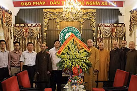 Vœux à l’Eglise bouddhique du Vietnam à l’occasion de la fête Vu Lan