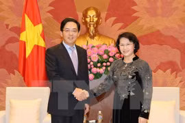 La vice-présidente de l’AN Nguyen Thi Kim Ngan reçoit les ambassadeurs chinois et australien