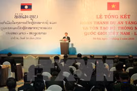 Vietnam et Laos plaident pour l'édification d'une frontière de paix et d'amitié