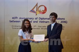 Thaïlande : publication du logo des 40 ans de relations Vietnam-Thaïlande