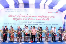 Vietinbank Laos inaugure une succursale à Champassak