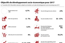 Objectifs de développement socio-économique pour 2017