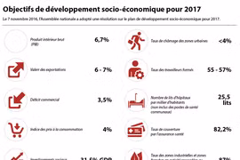 Objectifs de développement socio-économique pour 2017