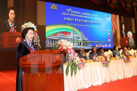 AIPA-37: Nguyen Thi Kim Ngan à la première session plénière de l'Assemblée générale