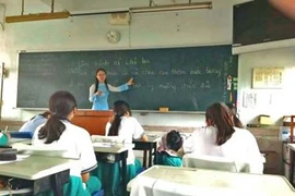 Un Club de vietnamien dans une école à Taïwan (Chine)