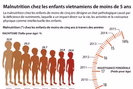 Malnutrition chez les enfants vietnamiens de moins de 5 ans
