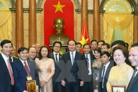Le président rencontre des entrepreneurs exemplaires