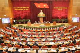 Ouverture du 14e Plénum du CC du PCV (XIe mandat) 