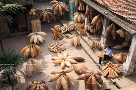 Le village de fabrication de nasses de Thu Sy