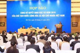 Le président vietnamien publie la décision d’amnistie 2016