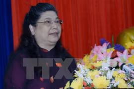 La vice-présidente de l'AN, Tong Thi Phong en visite au Royaume-Uni