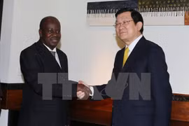 Entrevue entre Truong Tan Sang et le président de l’AN tanzanienne