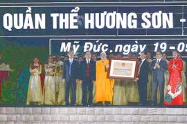 Le complexe de pagodes de Huong Son reconnu Vestige national spécial 