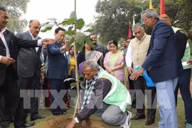 Inauguration du parc de l’amitié Inde-ASEAN à New Delhi