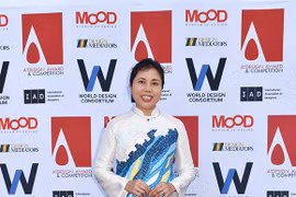 La peintre Nguyen Thu Thuy remporte la médaille d’argent à un concours international de design