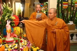 Célébration du Nouvel An traditionnel des pays d'Asie du Sud-Est à Ho Chi MInh-Ville