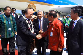 Le Premier ministre Nguyen Xuan Phuc est arrivé à Bali, en Indonésie