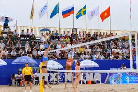 Ouverture du tournoi mondial de beach-volley féminin Tuan Chau-Ha Long 2018