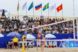 Ouverture du tournoi mondial de beach-volley féminin Tuan Chau-Ha Long 2018