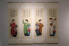 S-River présente son exposition sur les estampes populaires de Hàng Trông