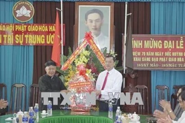 An Giang : célébration des 79 ans de l'Eglise bouddhique Hoa Hao