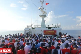 Désir de paix sur le récif de Co Lin (archipel vietnamien de Truong Sa)​